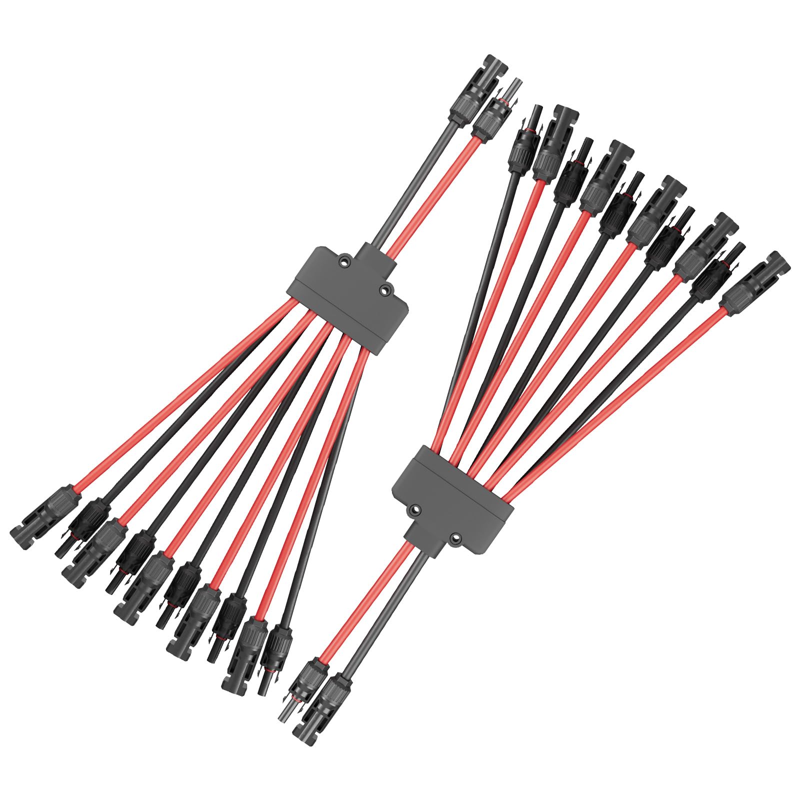WSPIHO 1 Paar Solarkabel Y Verteiler 3 Fach,1Y3 Solarpanel Y