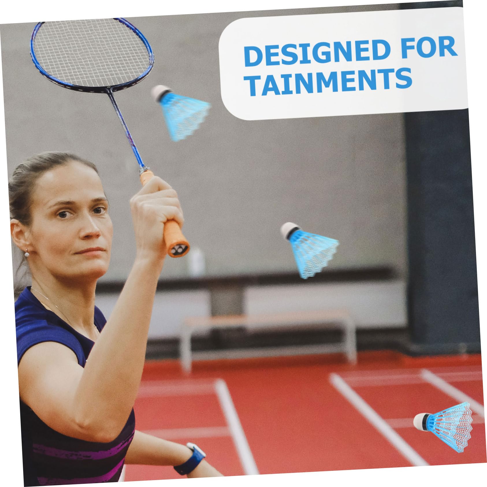 BESPORTBLE 60 Pz volani da addestramento volani da Badminton da Badminton in Nylon volani Colorati Abito Giocattoli Palla da Badminton volani Giocattolo Navetta Bambino