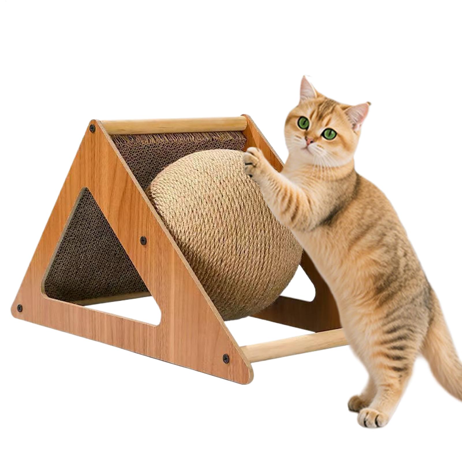 Kratzball für Katzen – Spielzeug für Kätzchen | Kratzball für Katze | Kratzball für Übung und Spiel im Innenbereich | Notfall im Innenbereich Haus Übung Kaninchen Stress Relief
