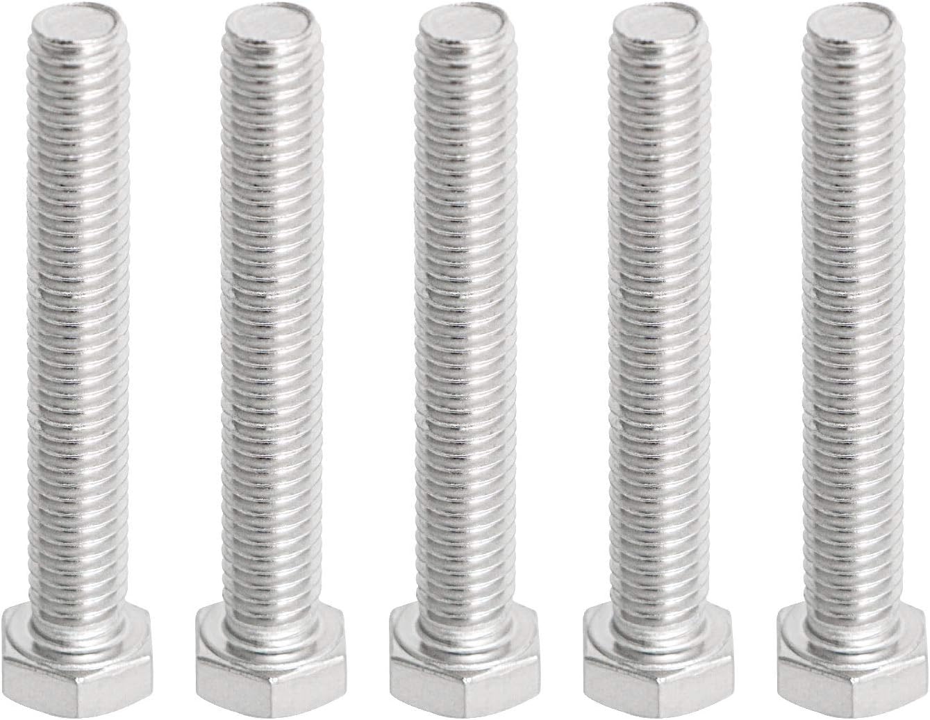 Aopin M4 x 40mm Hex Head Bolts Screws Grade 5.8 Stainless Steel