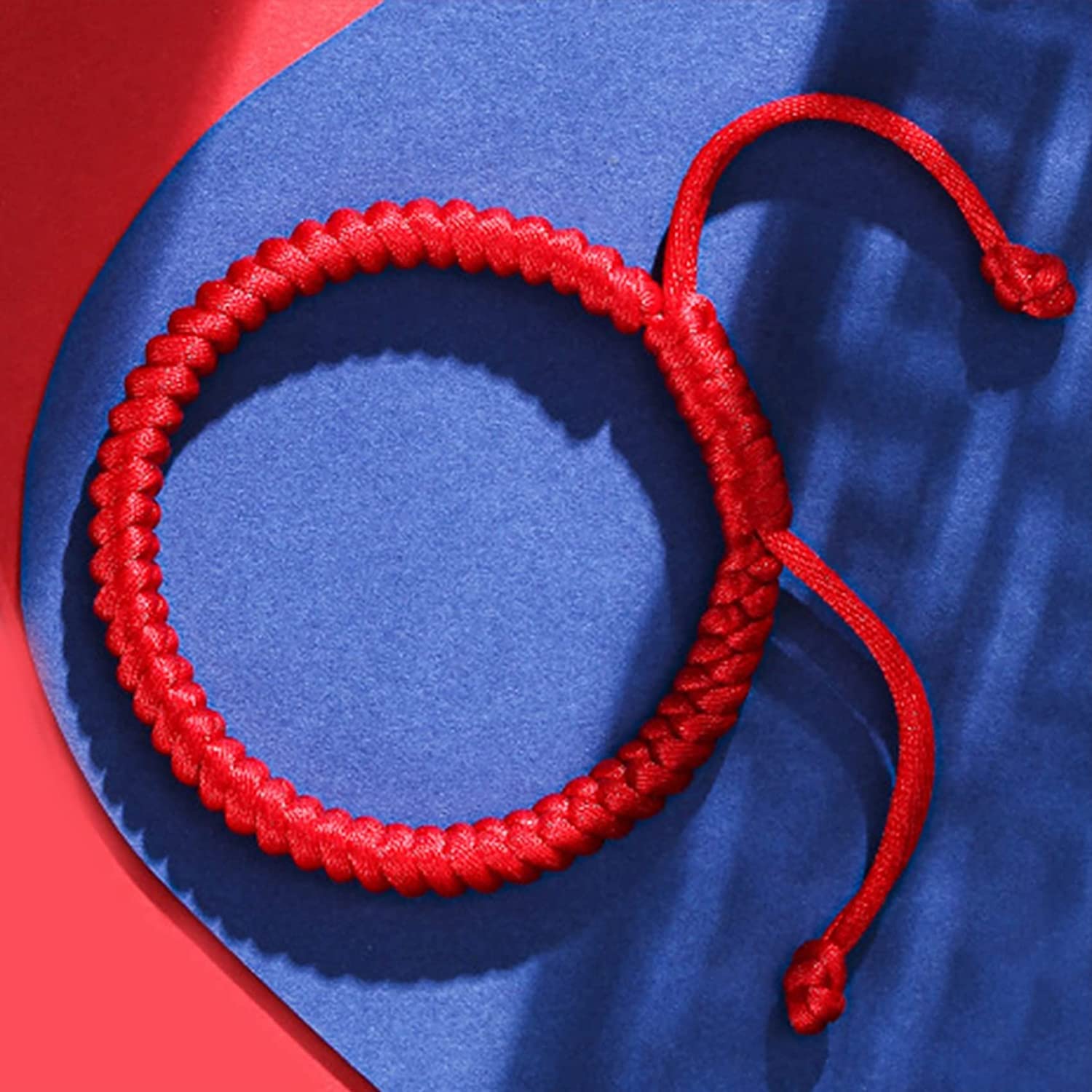 Pulseras de Cuerda, Pulseras para Mujer, Pulsera de Cuentas Pulsera de Hilo Rojo Pulsera roja Amuleto Pulsera de Buena Suerte