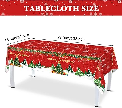 Miniatura 3 de Juego de vajilla de suministros de fiesta de Navidad, decoración de fiesta de Navidad, platos de papel para árbol de Navidad, servilletas de copos