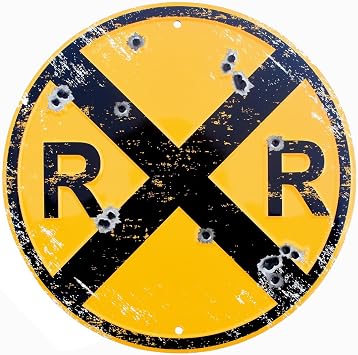 TG,LLC Railroad Crossing Sign