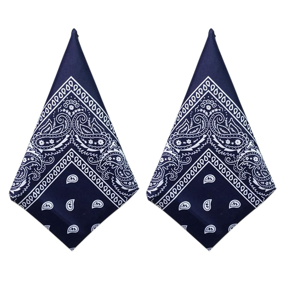 ドッグタウンと同じ★ 80年代 バンダナ スカーフ ペイズリー ネイビー ドッグタウン バンダナ DOGTOWN CROSS LOGO BANDANA メンズ