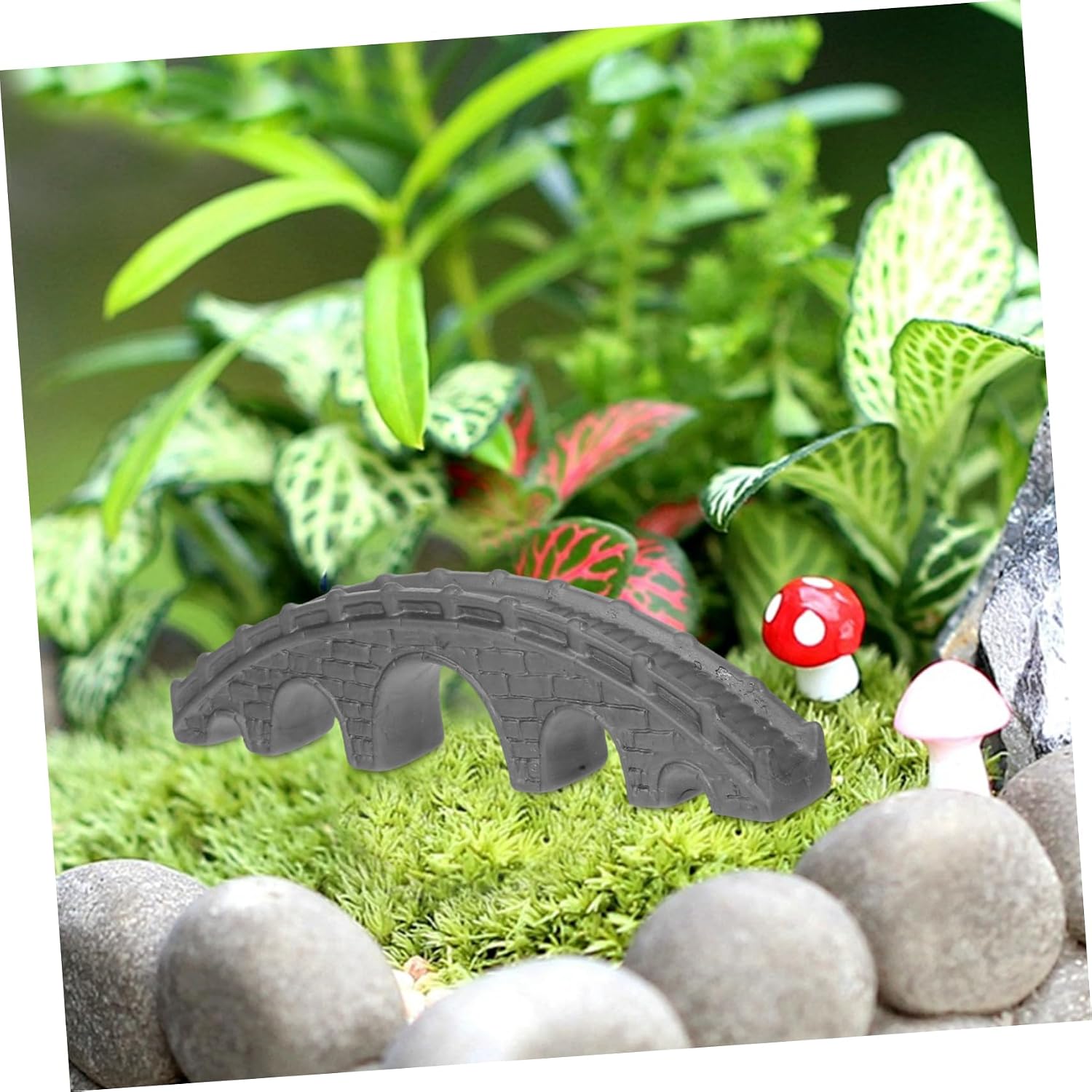 Miniature Bridge Model for Aquariums and Gardens Detailed Fish Tank Bridge Decor for Landscape and Garden Ornaments for Flower Pots and Aquatic Setups