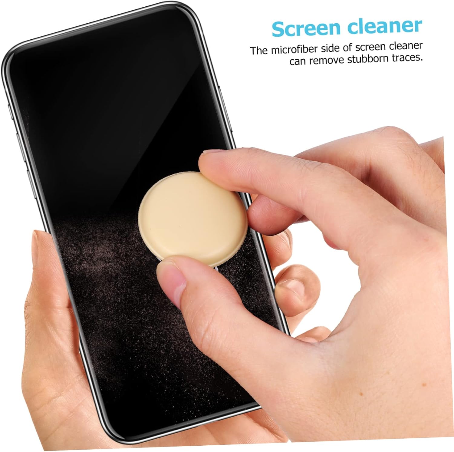 Smartphone Screen Wipes Cellphone Cleaner Screen Brush Reusable Wipes Decorative Pendants Bag Dec