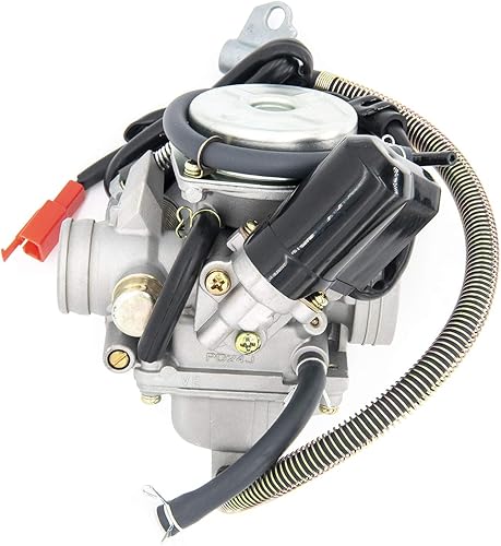 Miniatura 5 de GY6 (150 cc) Carburador para motores de 4 tiempos de 150 cc, 125 cc, 152QMJ 157QMJ de 4 tiempos, choque eléctrico para motocicleta, carburador GY6