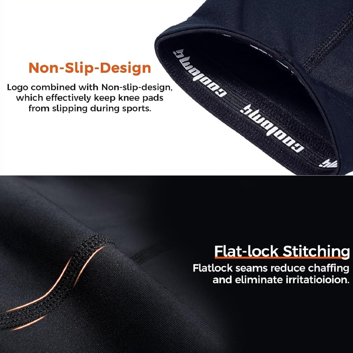 COOLOMG Basketball Compression Arm Sleeves for Baseball Football Volleyball Sports Youth Kids Adult - Image 2