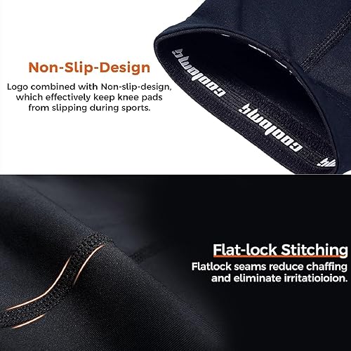 Miniatura 2 de COOLOMG Basketball Compression Arm Sleeves for Baseball Football Volleyball Sports Youth Kids Adult