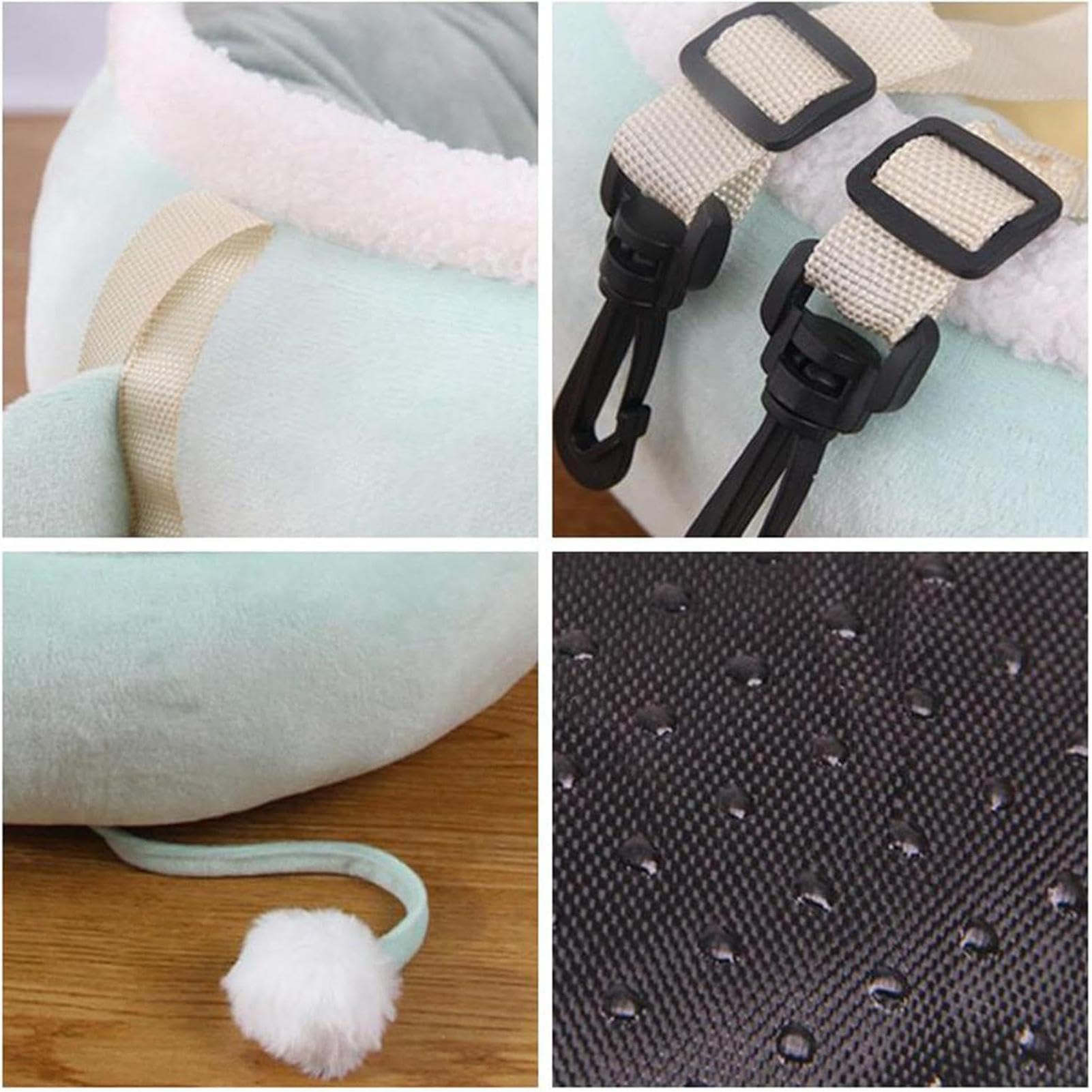 Hamaca Para Gatos Interior Transpirable Cachorros | Cama Cálida para el Dormir de los Gatos para Dueños de Mascotas Amantes de Animales Refugios Apartamento Casa Sala de Estar