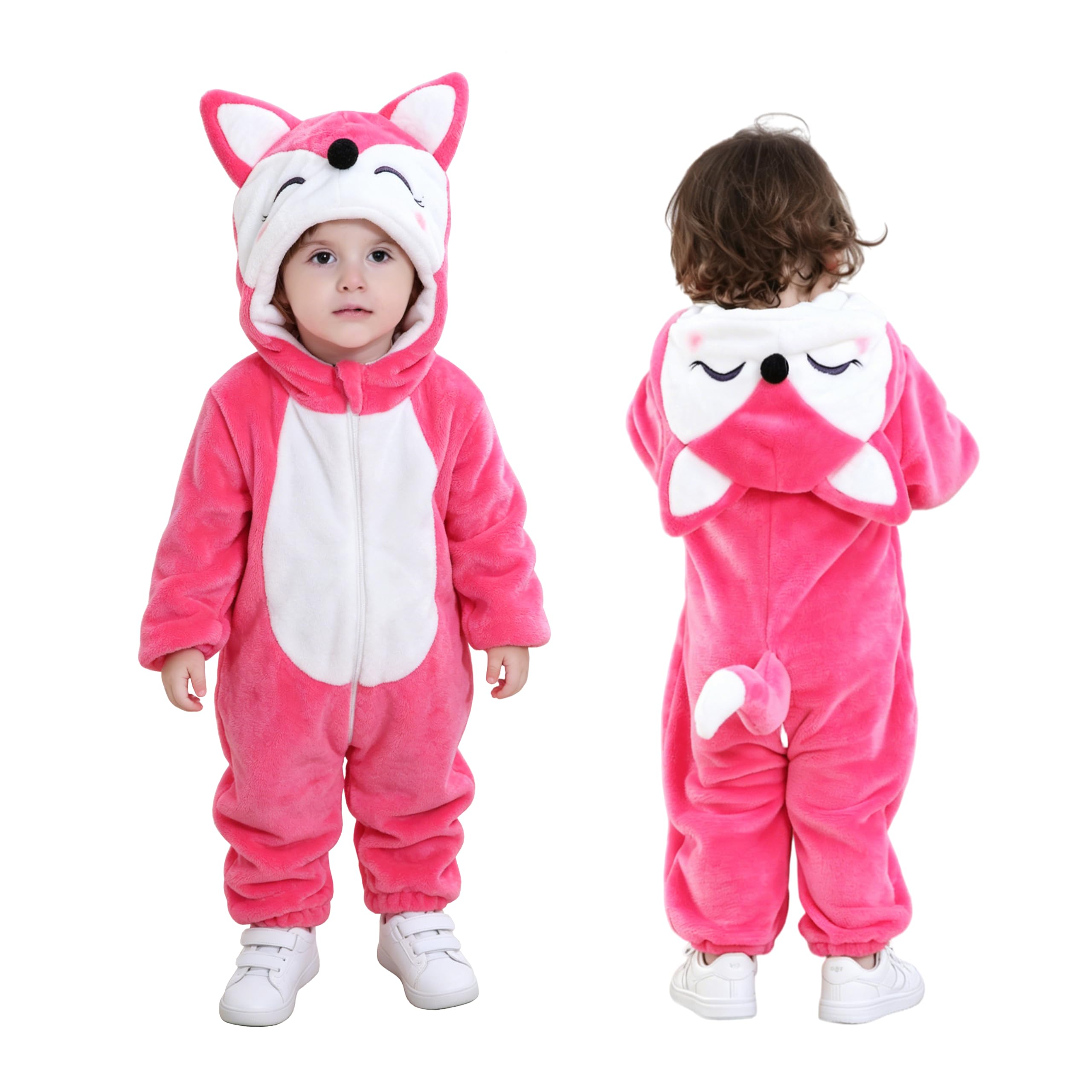 TONWHAR Kid's And Toddler's Animal Halloween Costume Outfit Baby One-Piece Rompers Onesie — view 15