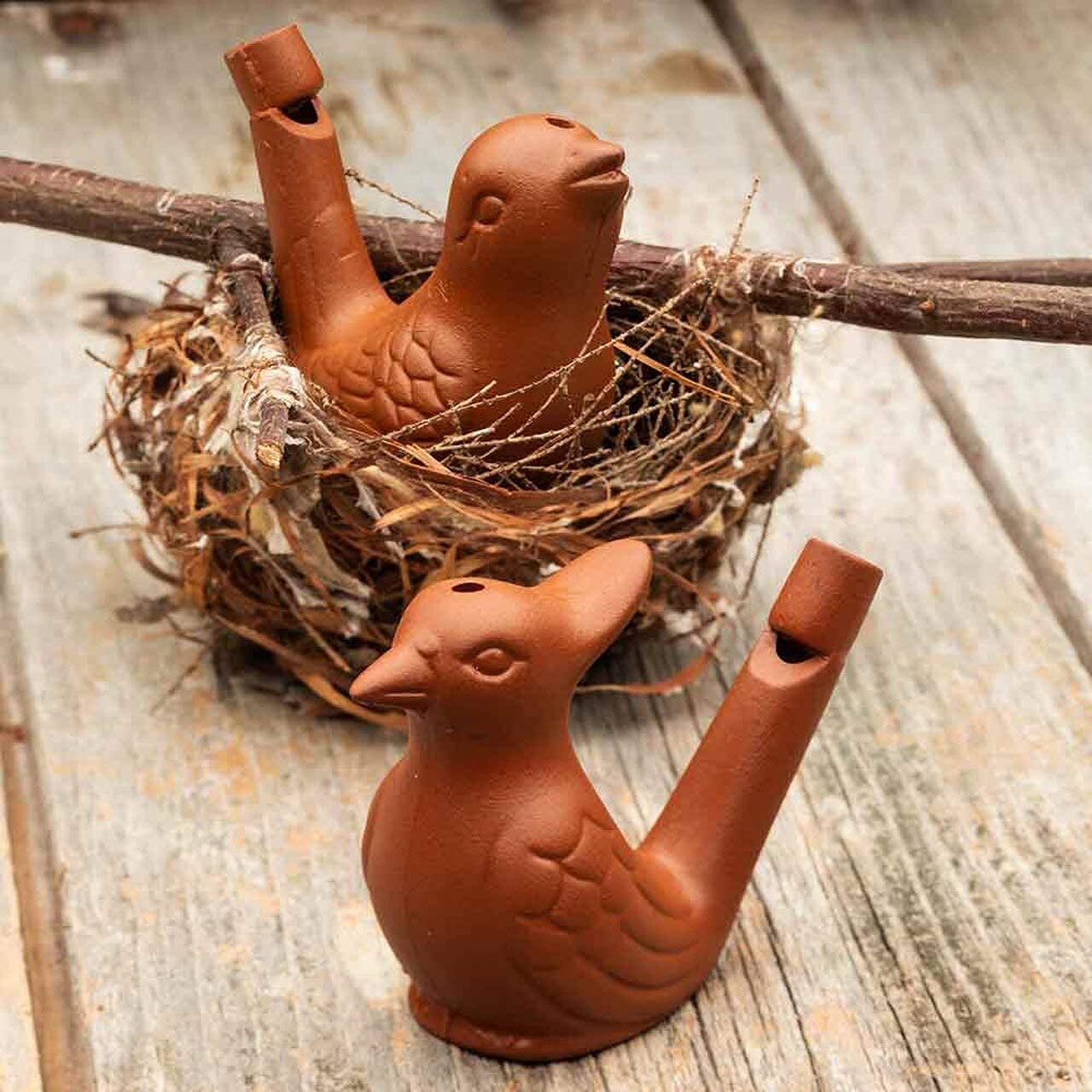 Shopping Shots Clay Bird Water Whistle Terracotta Couple Birds Children Toy Pack of 2 (B09J2QTDDH) Amazon Price History, Amazon Price Tracker
