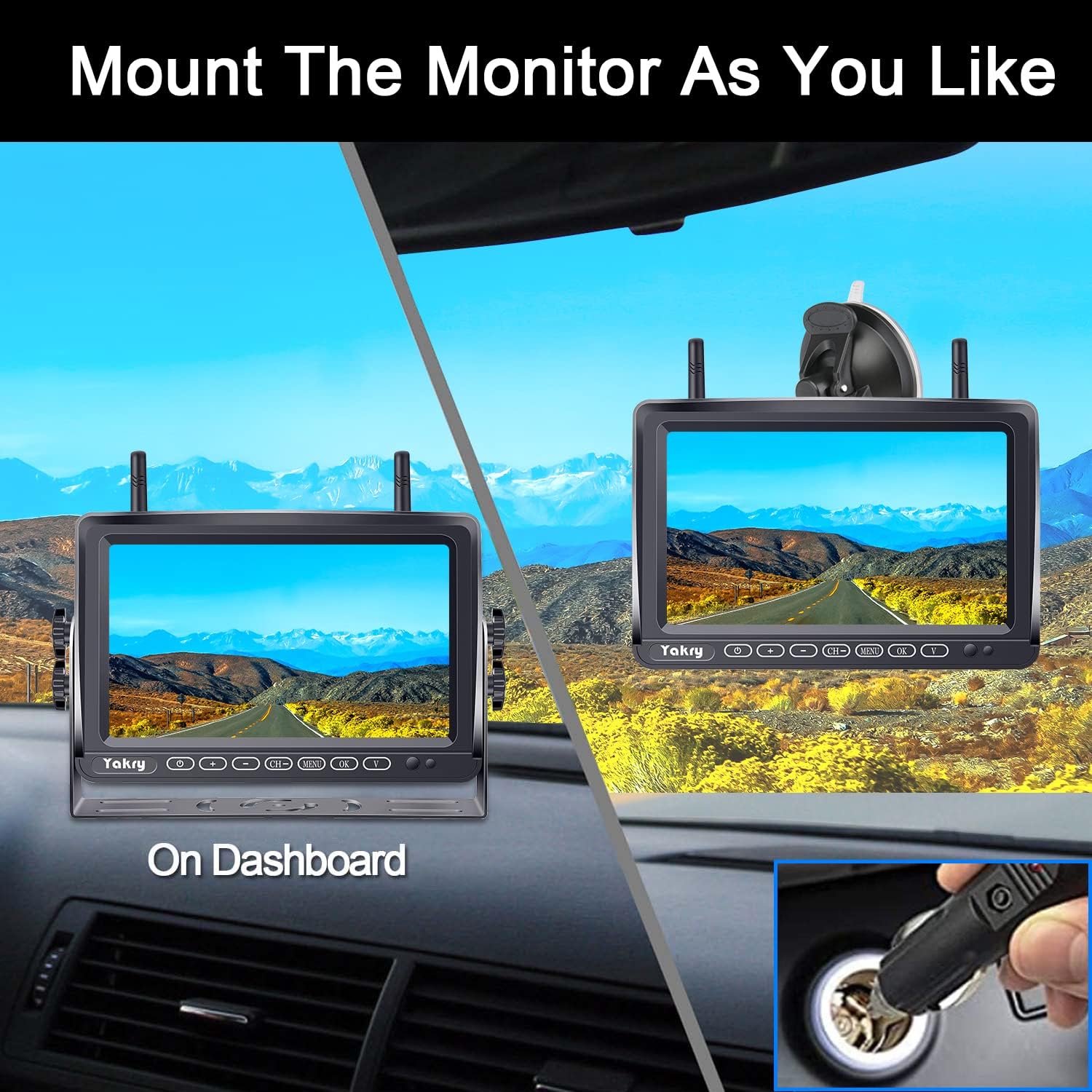 Get Special Price RV Wireless Backup Camera HD 1080P 7 Inch Monitor for Car/Truck Hitch Rear View Camera + Trailer Rear View Camera with Adapter Compatible with Furrion Pre-Wired RV Infrared Night Vision Yakry Y23 Cheapest 🛒 RV Wireless Backup Camera HD 1080P 7 Inch Monitor for Car/Truck Hitch Rear View Camera + Trailer Rear View Camera with Adapter Compatible with Furrion Pre-Wired RV Infrared Night Vision Yakry Y23