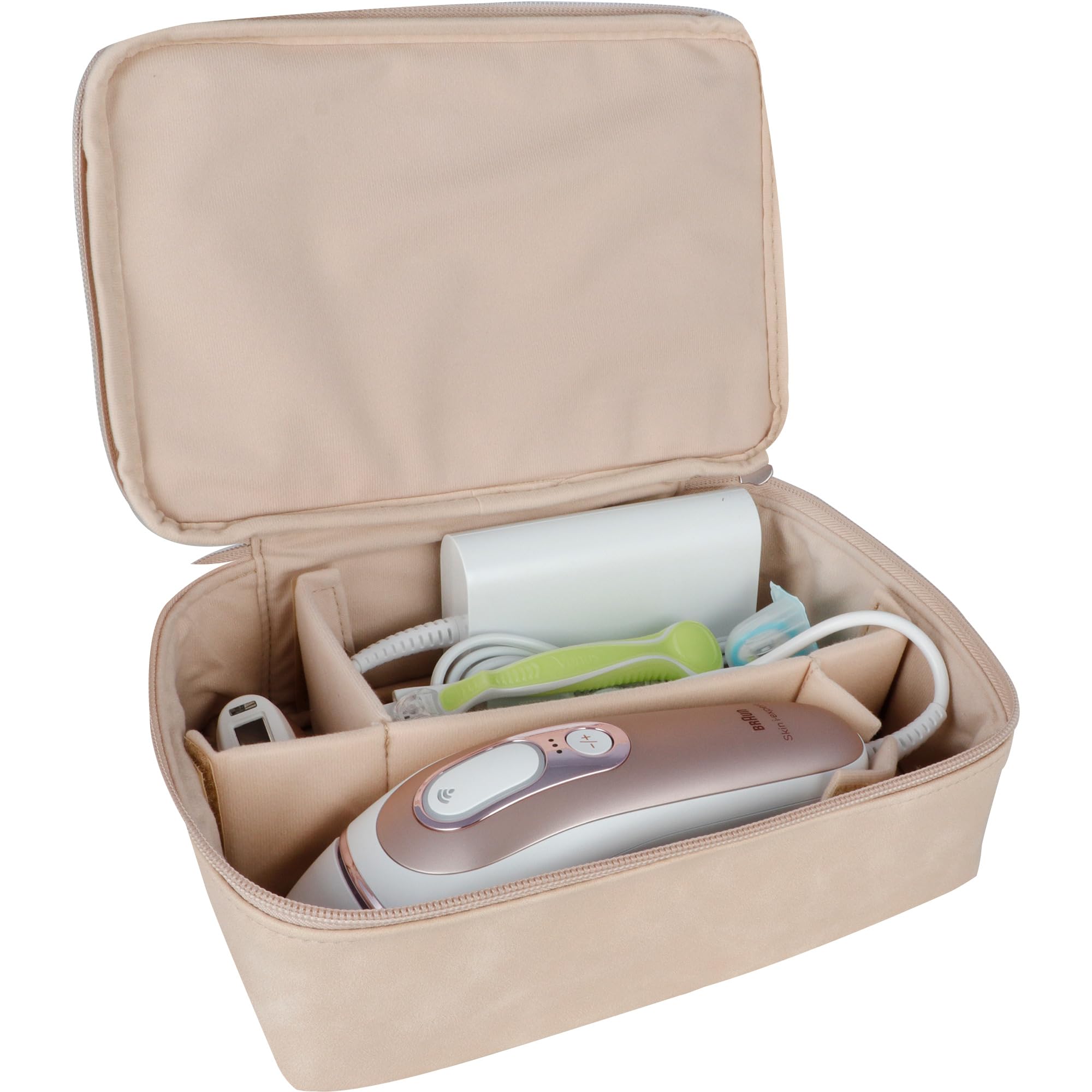 Braun Smart IPL Skin i·expert, usuwanie włosów w domu, darmowa aplikacja, torba do przechowywania, golarka Venus, 2 nasadki, PL7147