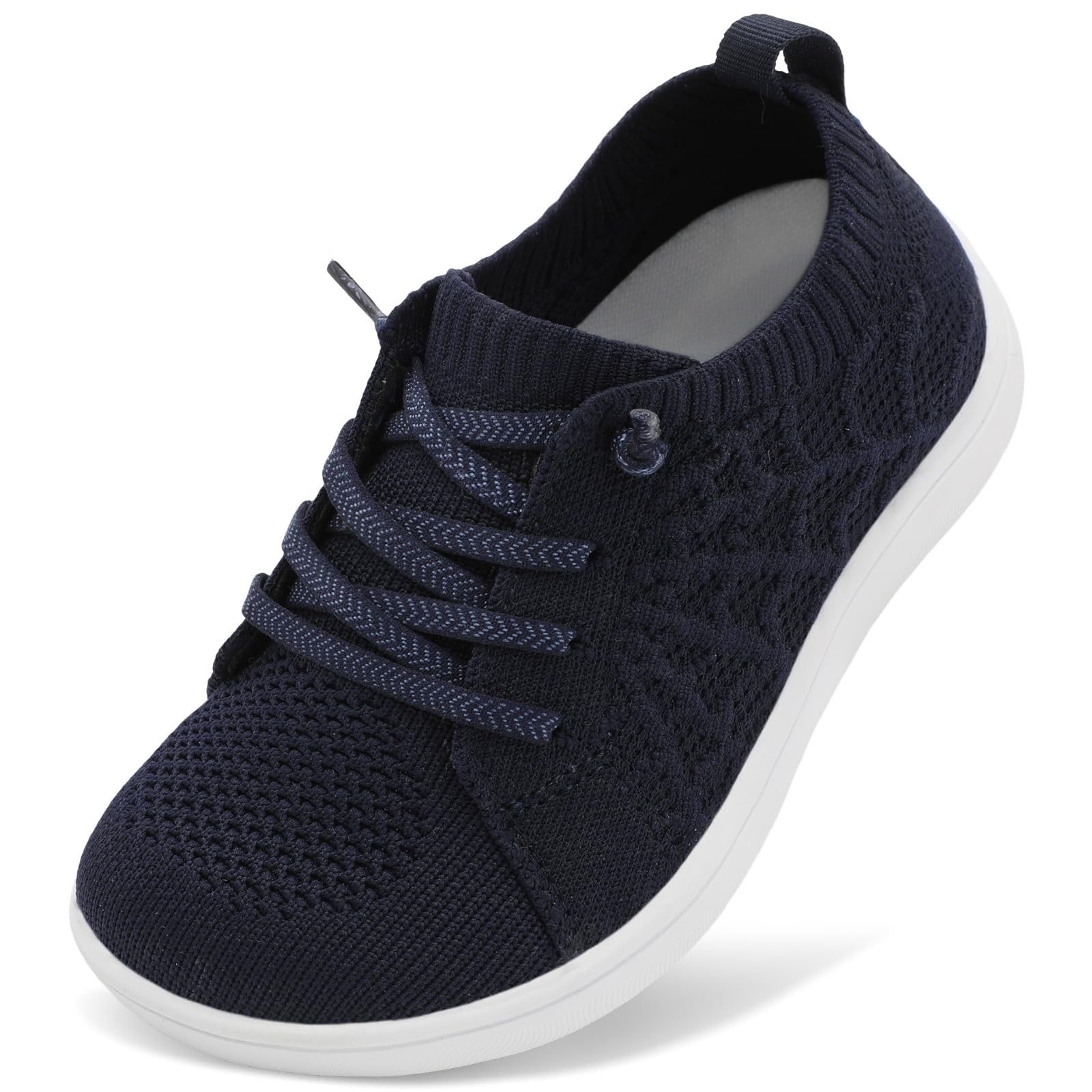 JOINFREE Toddler Shoes Girls Boys Wide Barefoot Shoes Minimalist Walking Sneakers Zero Drop Slip on Tennis Shoe Breathable Naturally Flexible