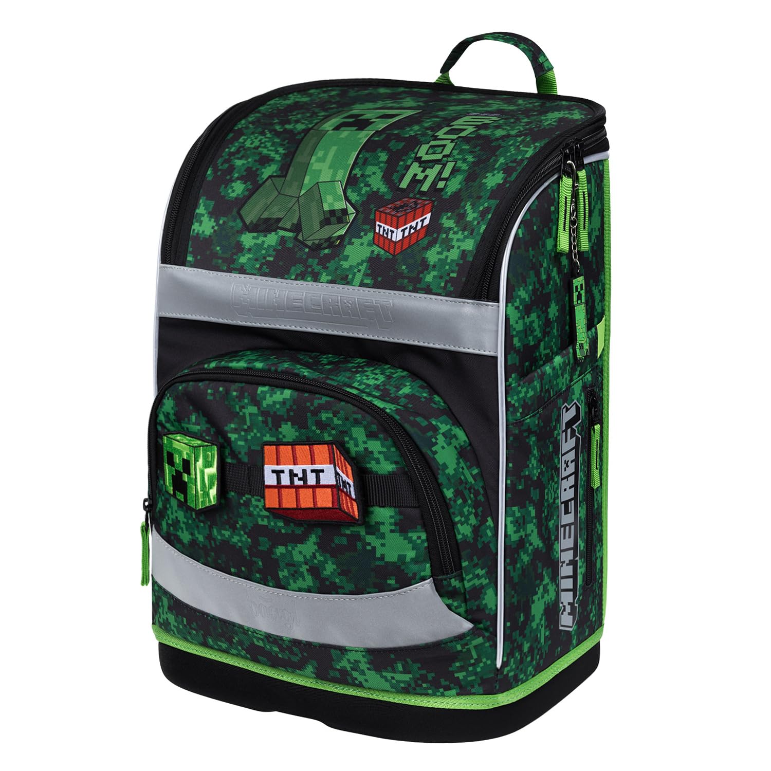 Baagl Schulranzen Jungen 1. Klasse Schultasche Zippy Plus - Minecraft Boom