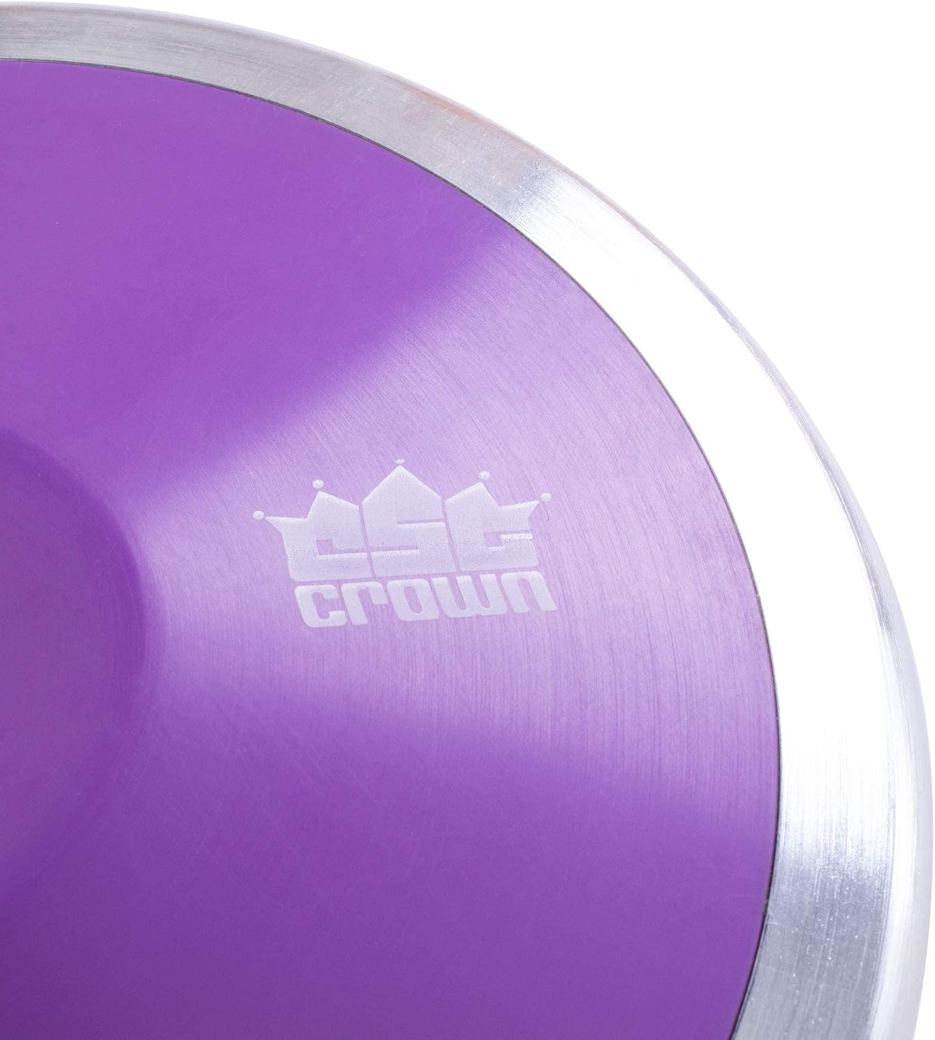 Crown Sporting Goods 1kg High Spin Discus, 80% Rim Weight - Official Track & Field Throwing Discus for High School & College Throwers, High Spin - Outdoor Competition & Practice Discus