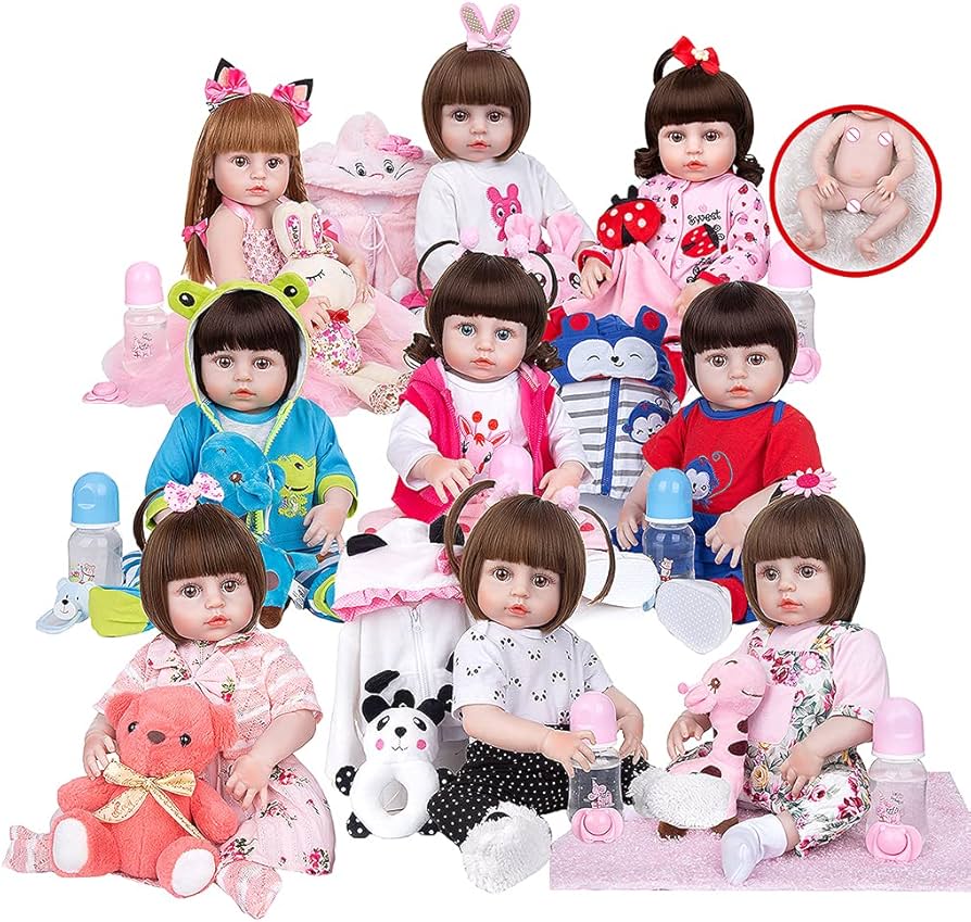 Amazon.co.jp: 19インチの幼児女の子人形用リアルなリボーンズ人形の