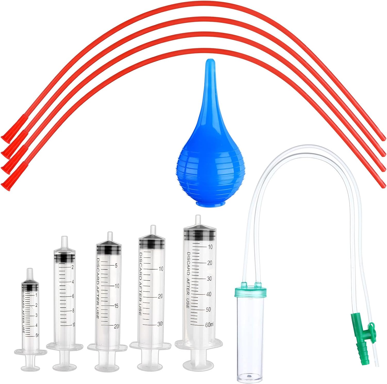 11 Pcs Puppy Kitten Feeding Tube Kit Includes 5 Pcs Kitten