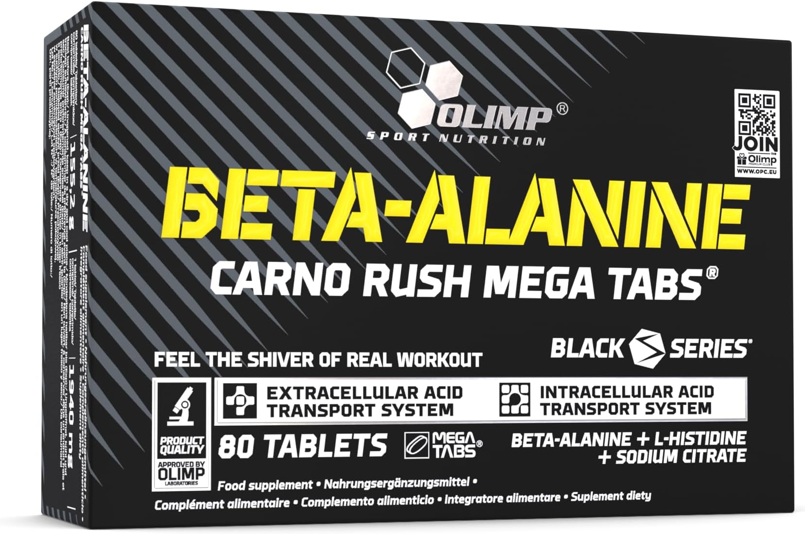 OLIMP BETA ALANINE CARNO RUSH MEGA TABS 80 TAB
