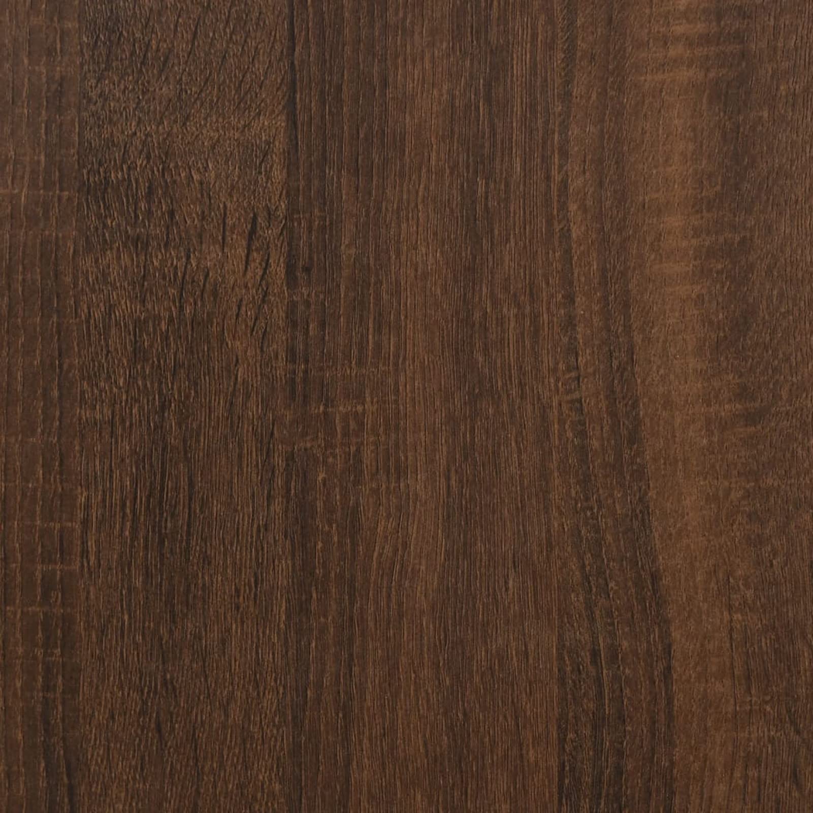Homgoday Tavolino da caffè in rovere marrone, 90 x 44,5 x 45 cm, tavolino da caffè, tavolino da tè, per soggiorno, sala d'accoglienza degli ospiti, camera da letto e ufficio, mobili 983