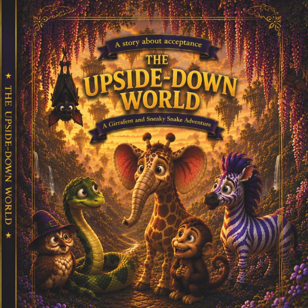 The Upside-Down World (The Adventures of Girrafafent and Sneaky Snake)
