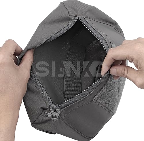 Miniatura 9 de Tactical FC Drop Storage Pouch Multifuncional Utilidad EDC Herramienta Admin Sundry Bolsa, Airsoft Caza CS Chaleco táctico Extensión Pecho Accesorio