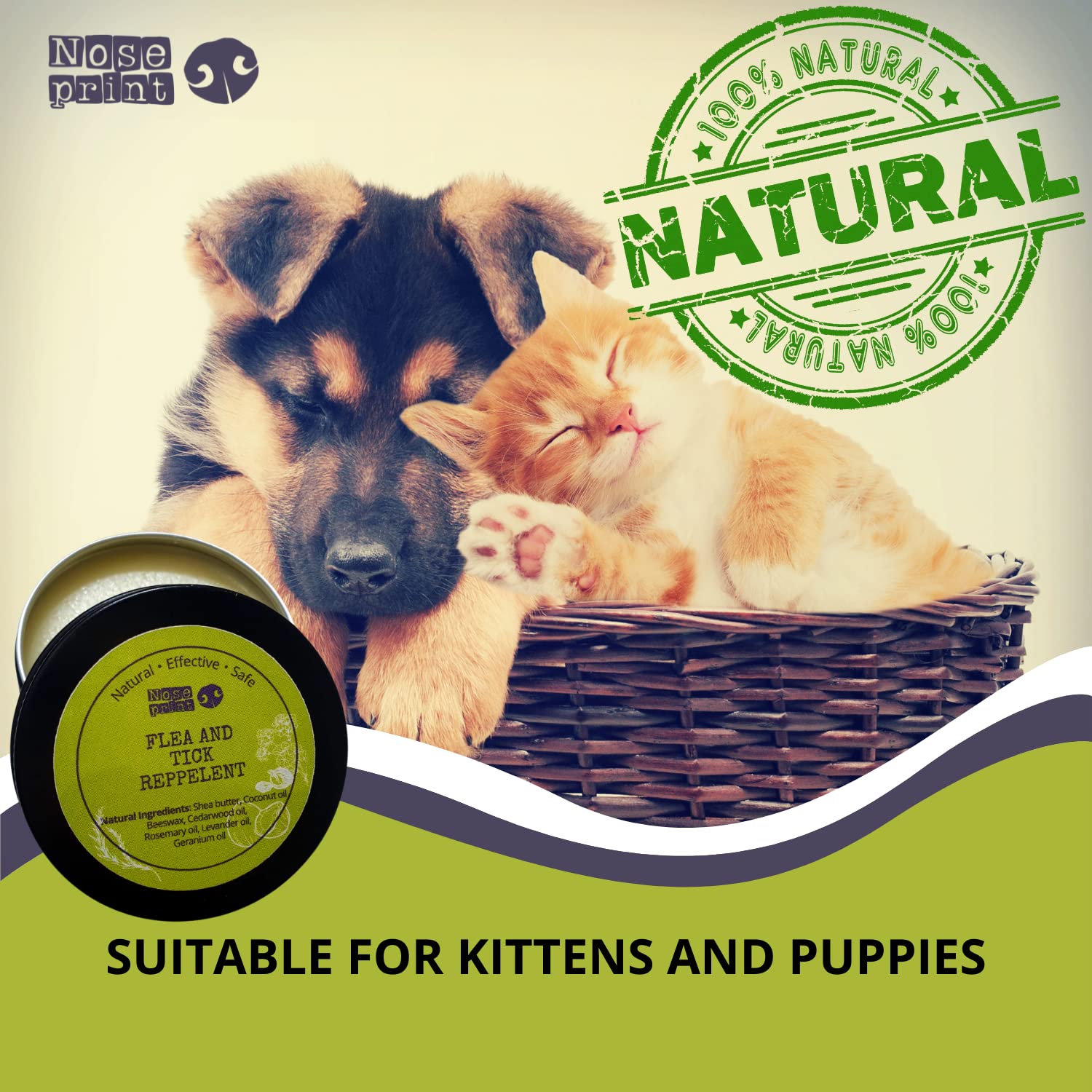 100% Natural Cat & Dog flea treatment- Flea Treatment for Dogs - Flea and Tick Treatment - Dog Flea Treatment in balm - Image 4