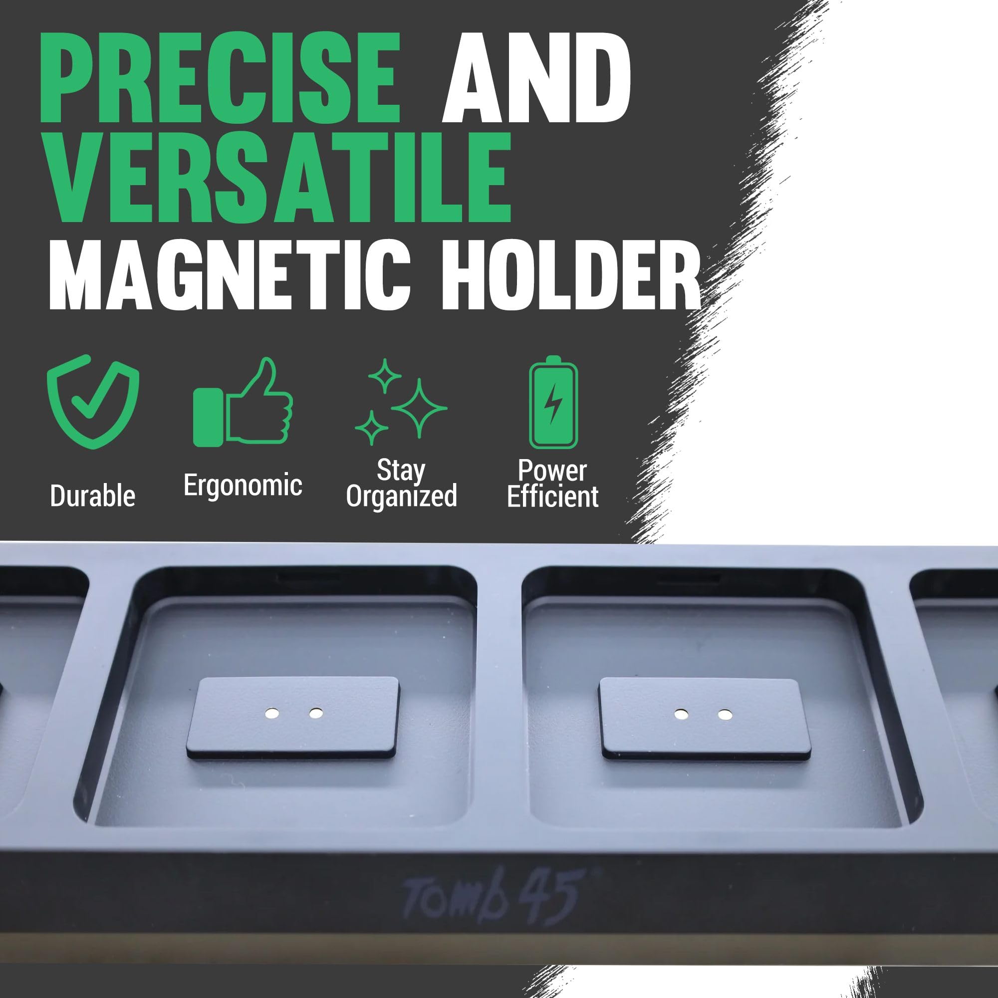 Tomb 45 Power Pods Base - Charging Base for Barber Accessories - Wireless Charging Station for Hair Clippers