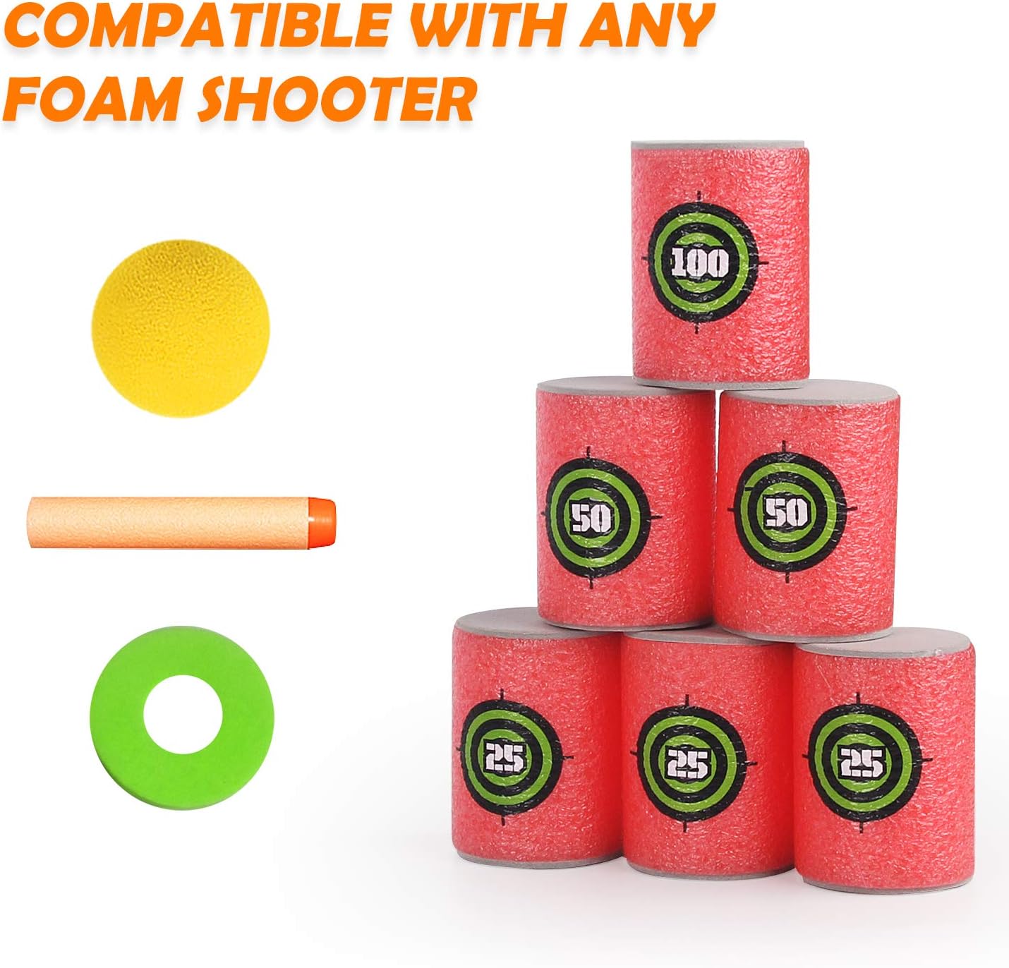 Triceratops Dinosaur Toy Shooter Ball Blaster - Animal Popper with 6 Foam Ball - Indoor and Outdoor Play for Age 3+