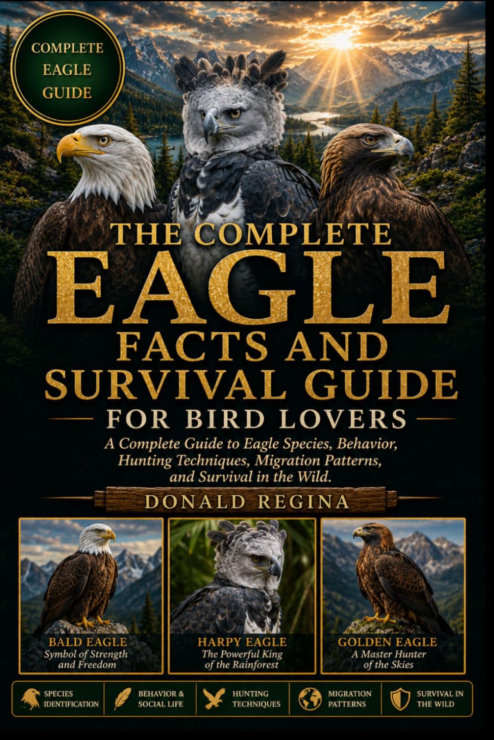THE COMPLETE EAGLE FACTS AND SURVIVAL GUIDE FOR BIRD LOVERS: A Complete Guide to Eagle Species, Behavior, Hunting Techniques, Migration Patterns, and Survival in the Wild.