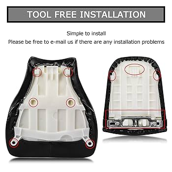 Amazon.co.jp: バイクシート フロントシート+リアシート ベース