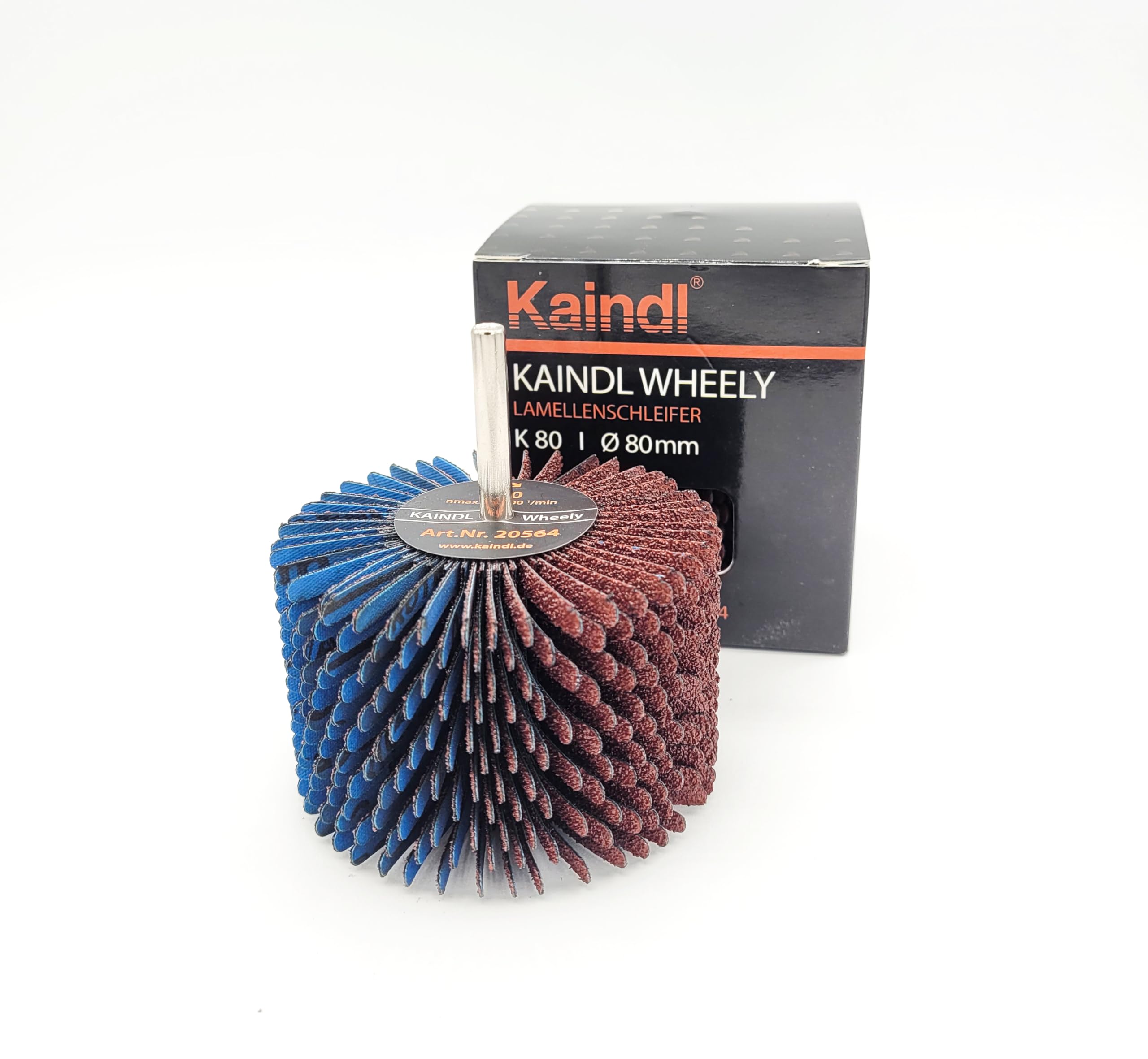 Kaindl Wheely Lamellenschleifer 80mm - Für Holz Und Metall, K240 Körnung