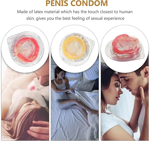 Miniatura 2 de GALPADA Regalos - 9 condones de flores coloridas de manga segura para adultos, suministros de vida sexual ultrafinos para la salud (flor pequeña)