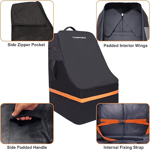 Miniatura 5 de Clearworld - Bolsa de viaje para asiento de automóvil para avión, mochila grande para asiento de automóvil, bolsa para asiento de automóvil, bolsa