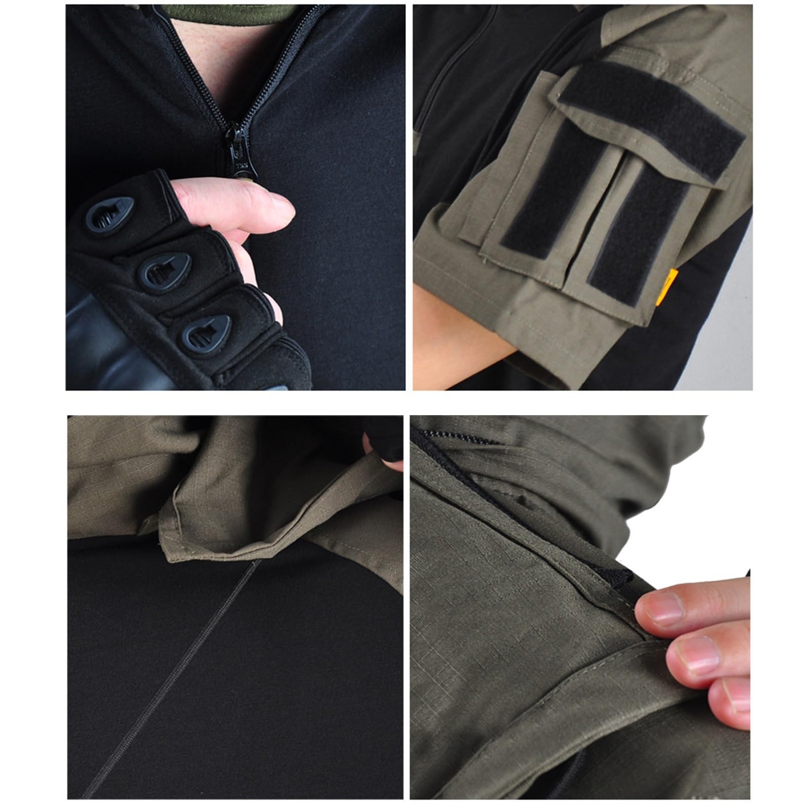 Magliette Tattiche A Maniche Corte da Uomo, Camicia da Combattimento, Maniche per Le Braccia, Cappelli e Maschere