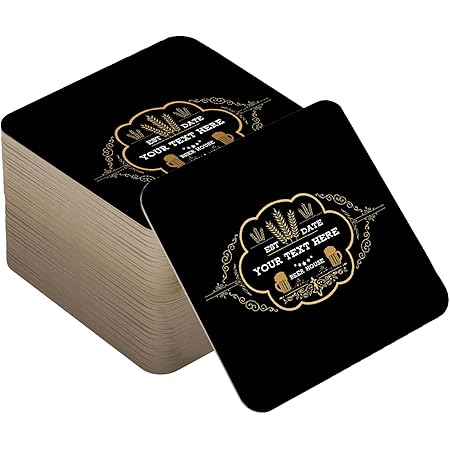Personalised Beer Mats Pack Of 24 - Accessories For Rum Bar - View #11