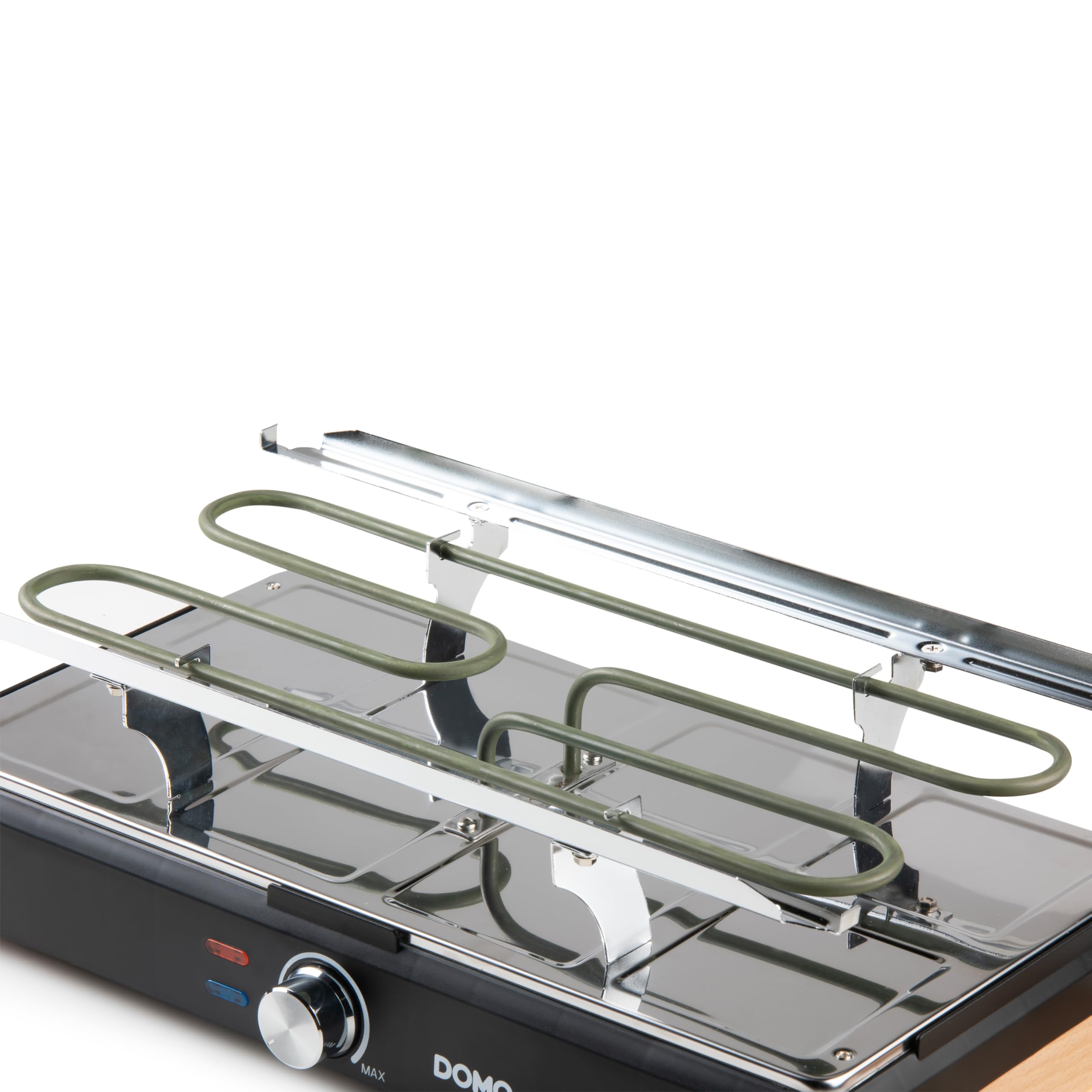 DOMO DO9262G Plancha Électrique pour 8 Personnes – Plaque à rôtir électrique avec Pierre de Cuisson et Plaque de cuisson Grill – Gril électrique Raclette avec Revêtement PFAS Free