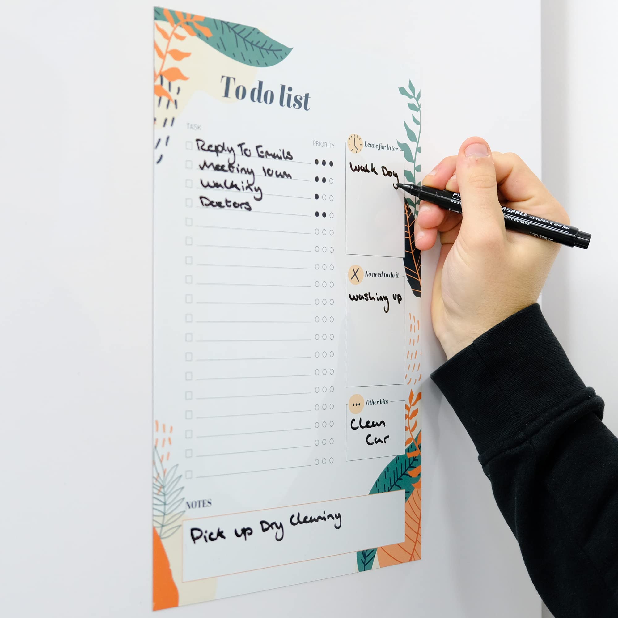 Magnetic To Do List, Daily Planner and Organiser for Fridge Whiteboard or Office, Get Organised, Reduce Stress - Image 4