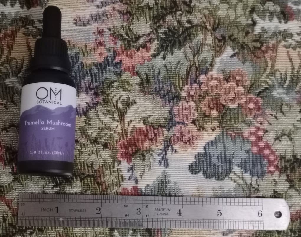 OM Botanical Organic Tremella Mushroom Facial Serum | Twice The Hydration of Hyaluronic Acid Without The Sticky Mess | Ultra-hydrating, Microbiome Friendly All Natural, Organic, Vegan Serums for Face