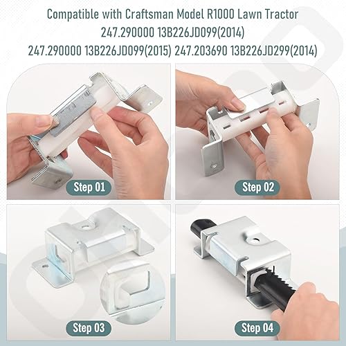 Miniatura 5 de Ohoho 753-11064B CR12 Kit de servicio de dirección compatible con Troy-Bilt TB30R, Cub Cadet CC30, MTD, Craftsman cortacésped - Reemplaza