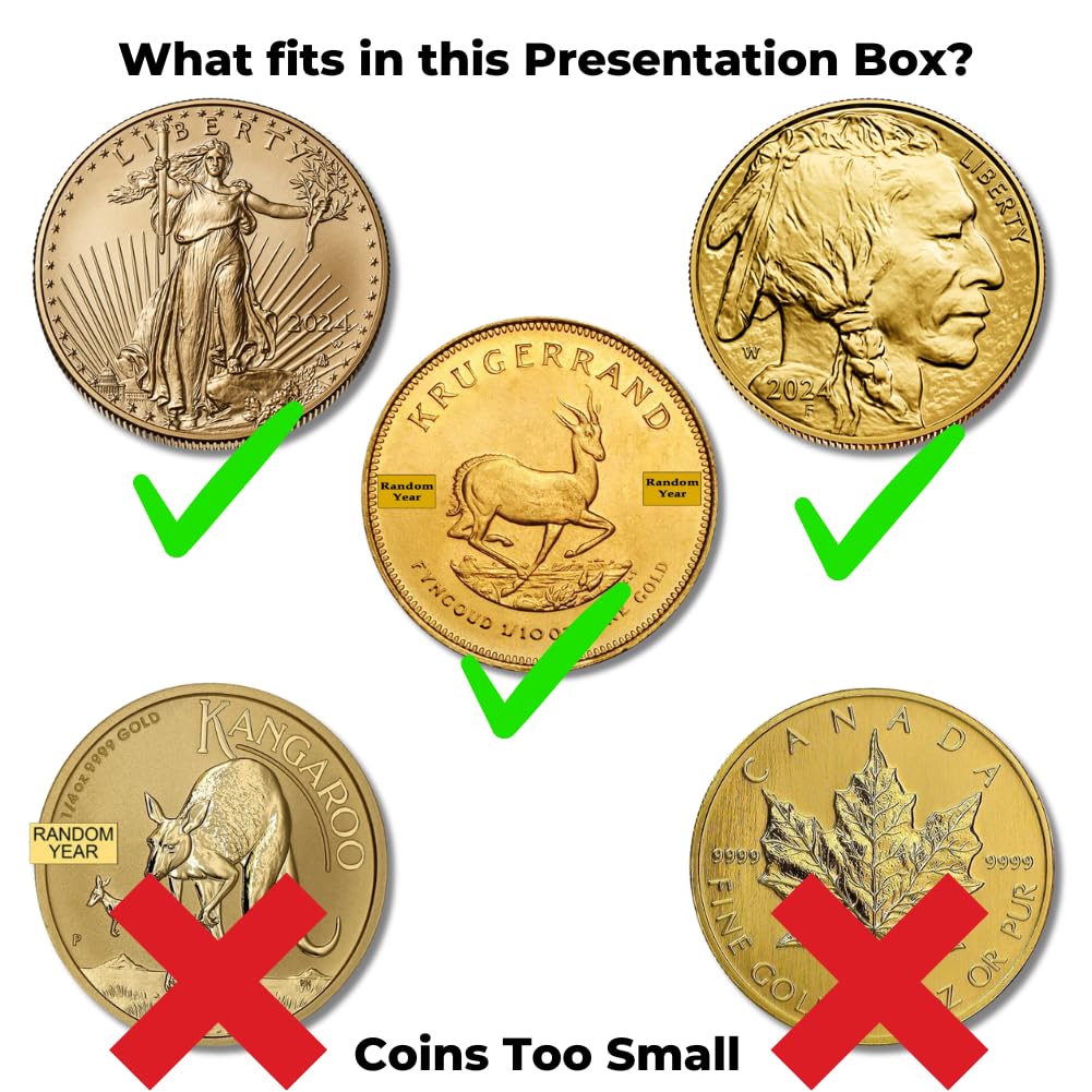 Amazon.com: American One 盎司(1 盎司)金條展示盒: 辦公用品