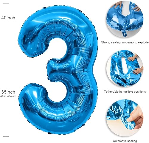 Vista 103 de Globo de número, globos de números de 40 pulgadas, globos de número degradado arcoíris, globo número 1, globo gigante, globo de números de feliz
