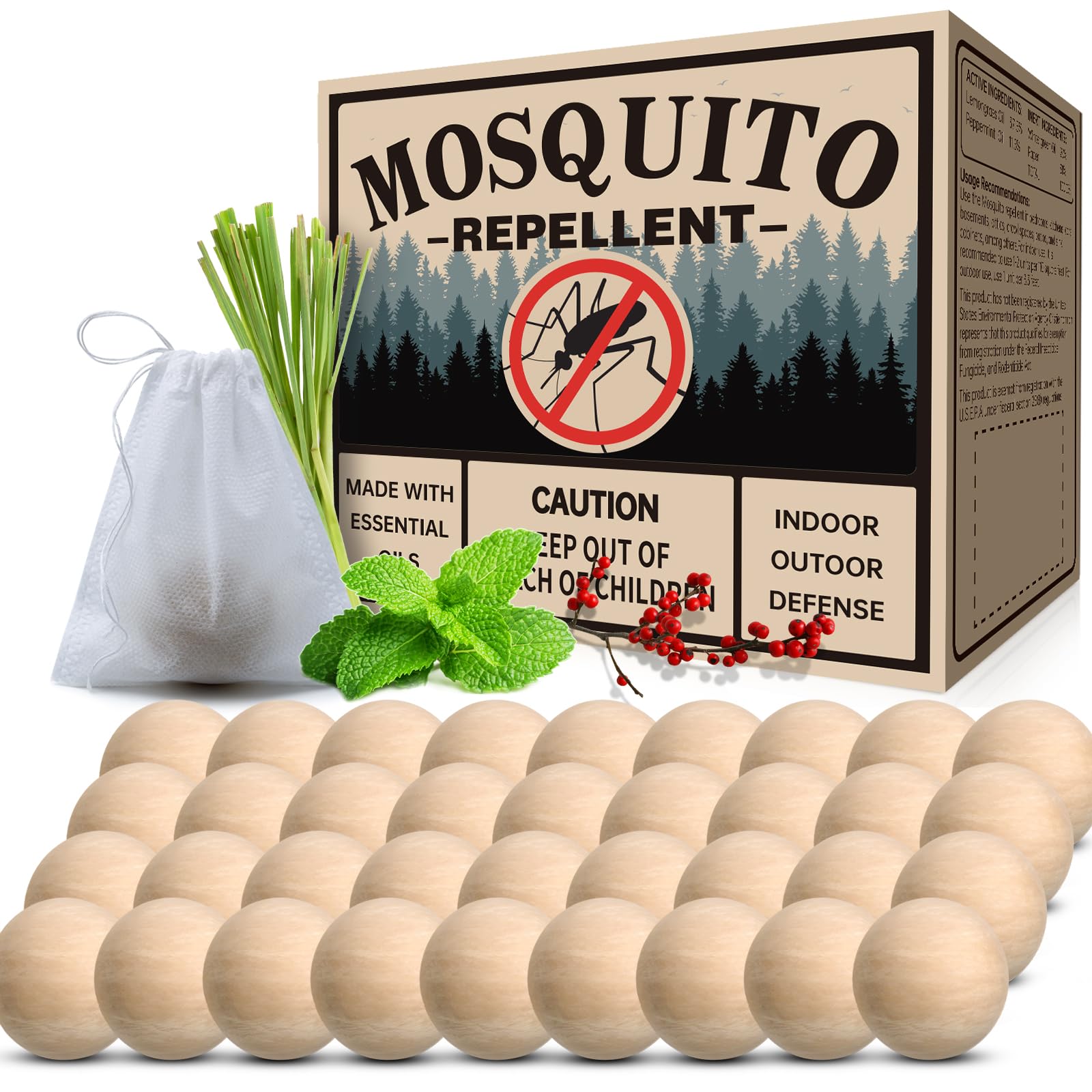 SAHETO Mosquito Repellent 36 Balls