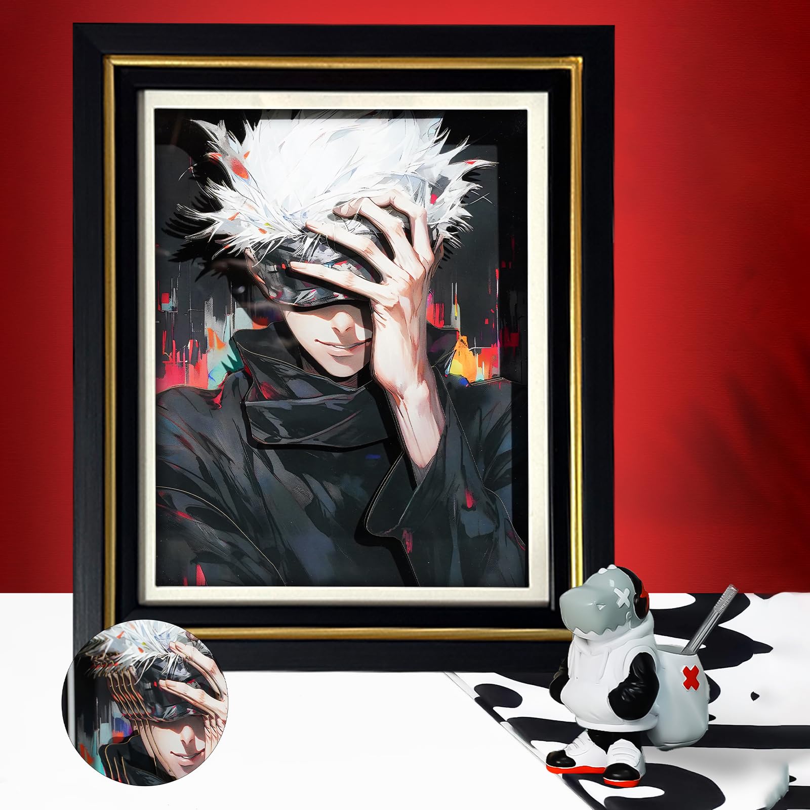 Amazon | Jujutsu Kaisen 呪術廻戦 立体絵 立体画 フォトフレーム付き
