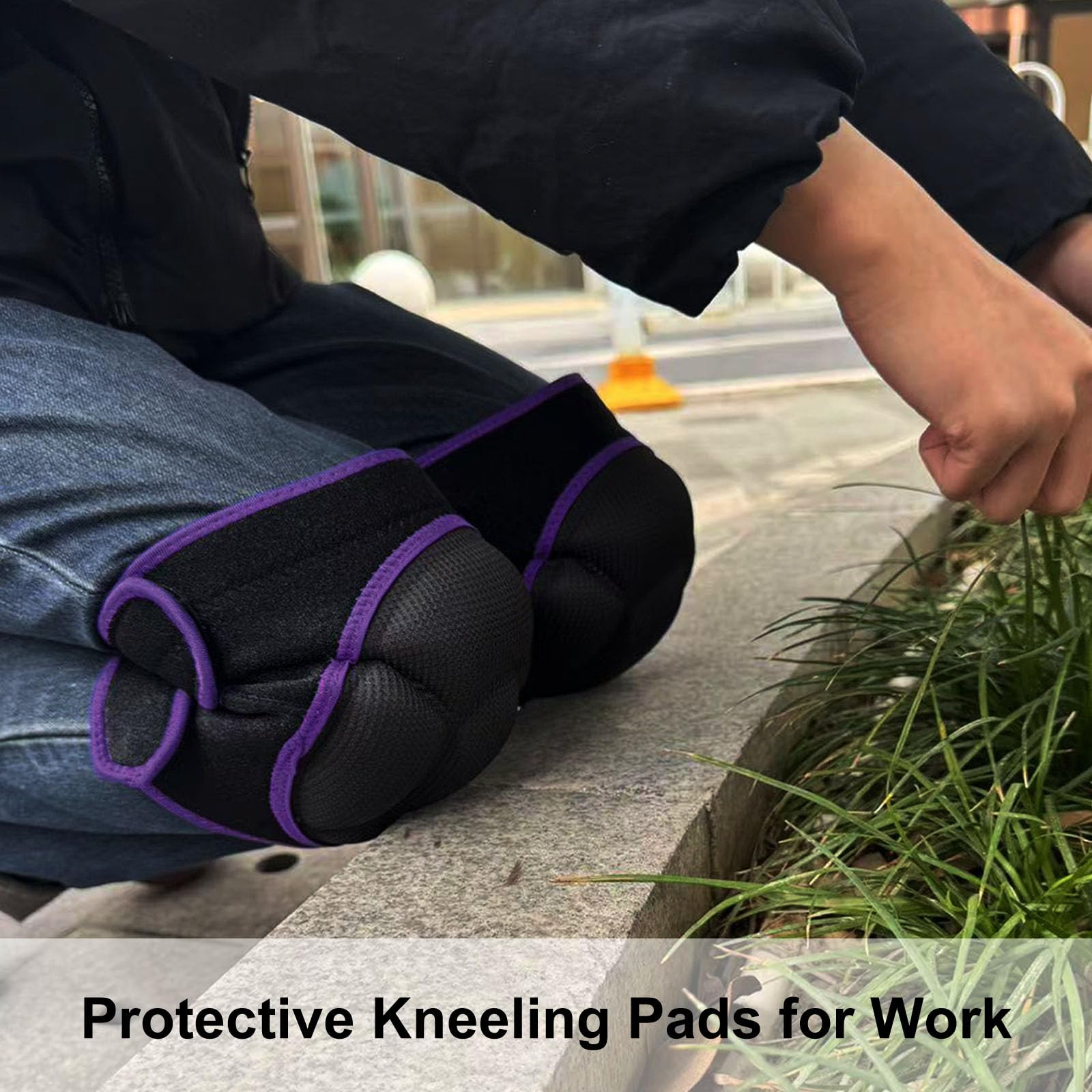 Rodilleras para hombres y mujeres para limpieza de la casa, rodilleras suaves y flexibles para jardineros, fontaneros, mecánicos, alfombras, trabajadores de comestibles, rodilleras protectoras