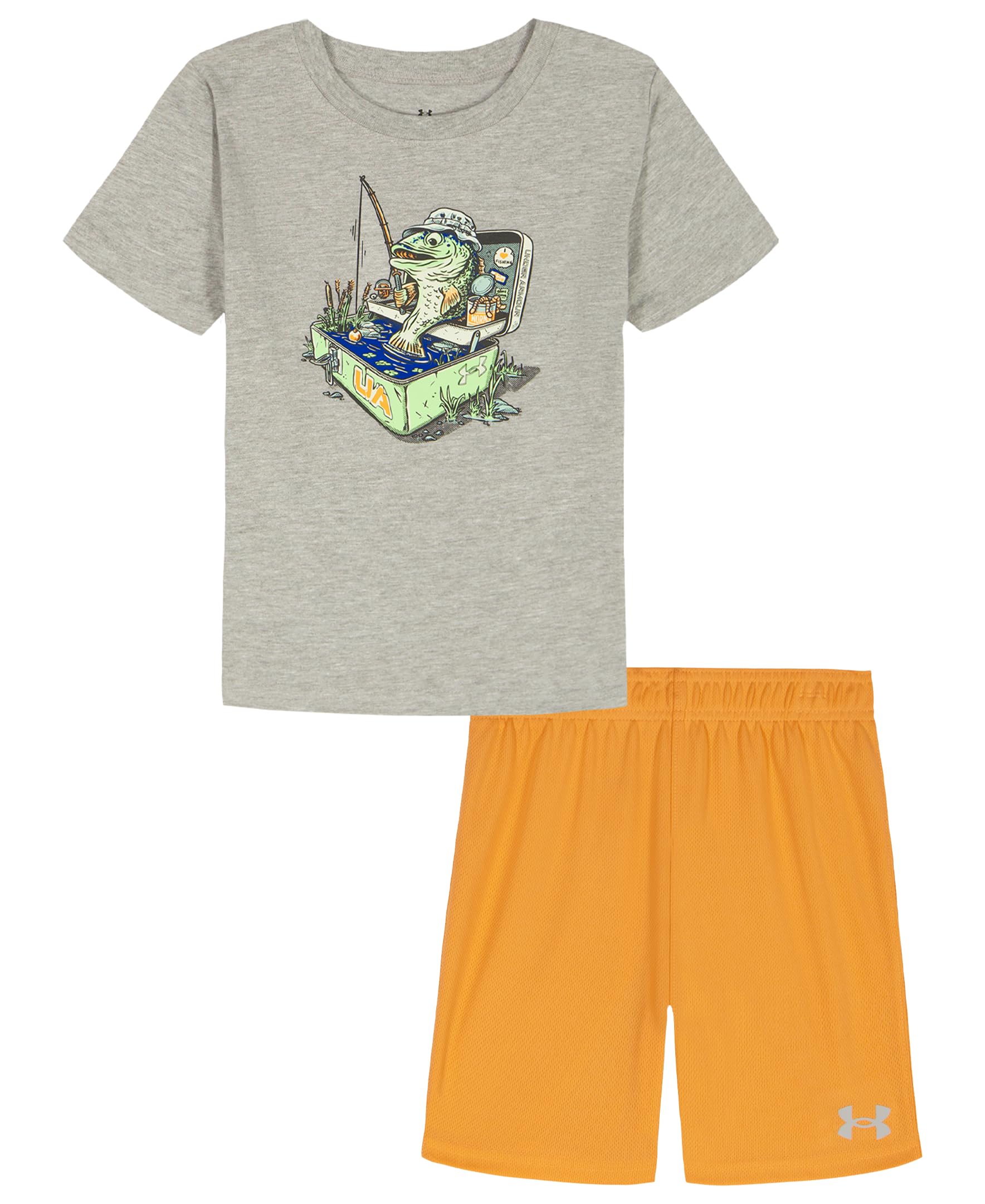 Under Armour Boys' 2-Piece Short Sleeve Tee and Shorts, Outdoor Collection