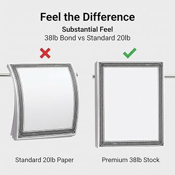 Black on White Regency Specialty Certificates, 812x11, 50 Count