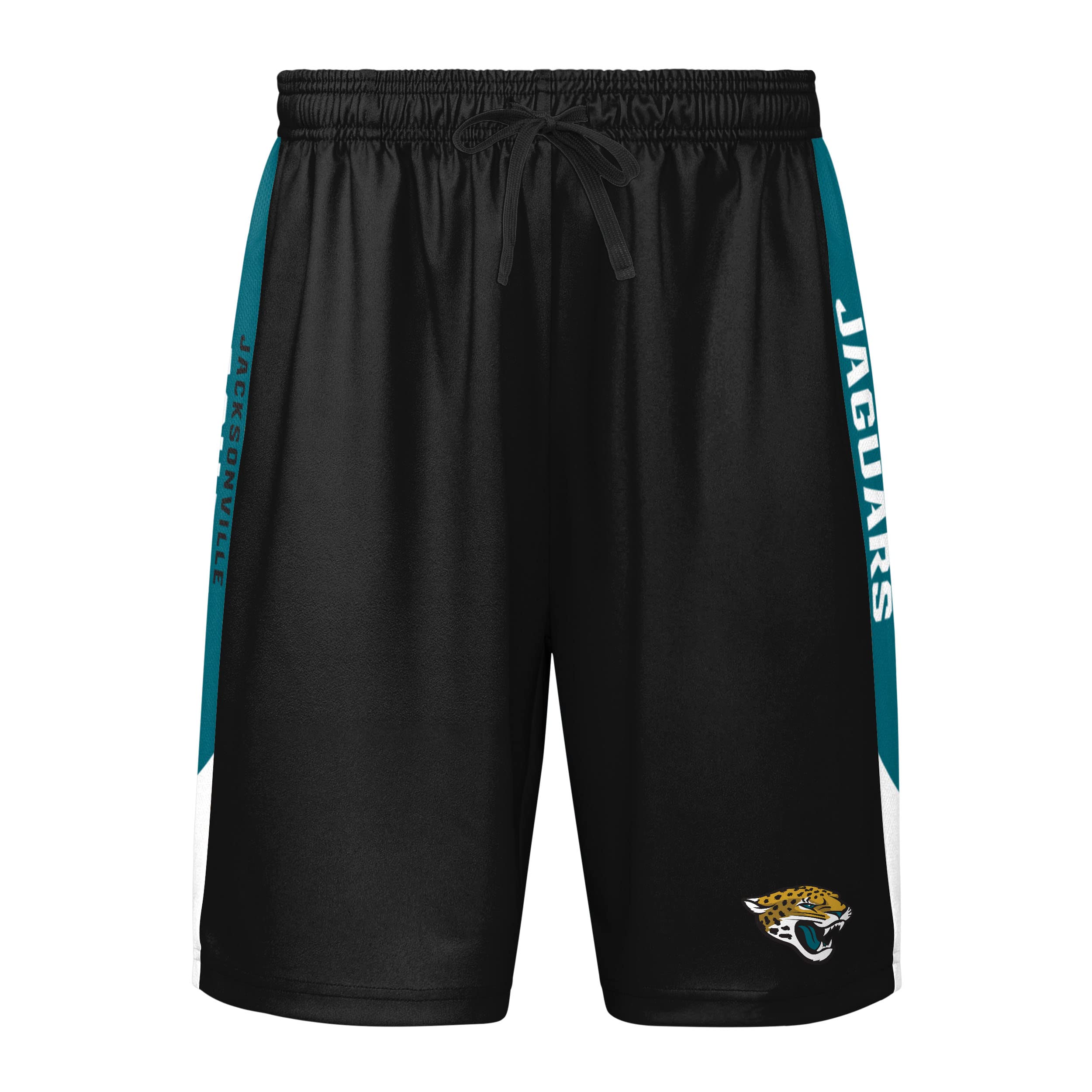 FOCO Men's NFL Side Stripe Training Short, Jacksonville Jaguars, Large