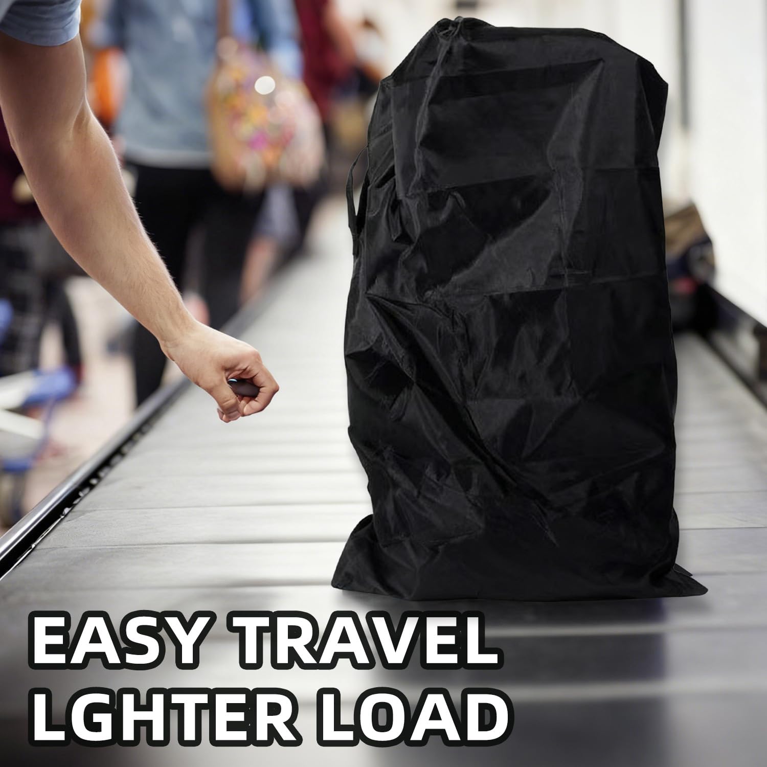 Borsa da Viaggio per Passeggino,Borsa Trasporto Passeggino Impermeabile con Tracolla, Custodia Universale per Carrozzina da Viaggio, Protezione per Aereo e Outdoor - Dimensioni: 114 x 39 x 30 cm.